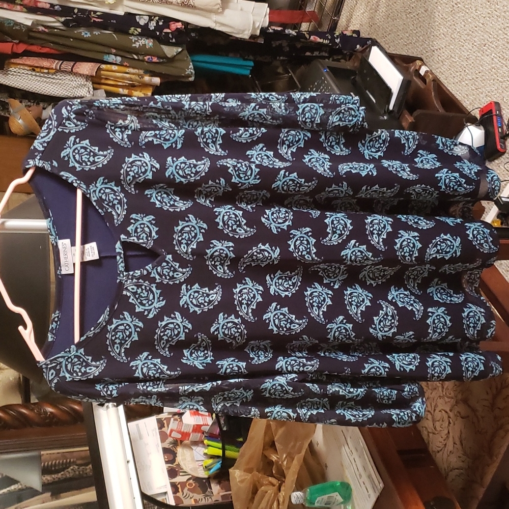 Catherine 1x 18/20 paisley blouse